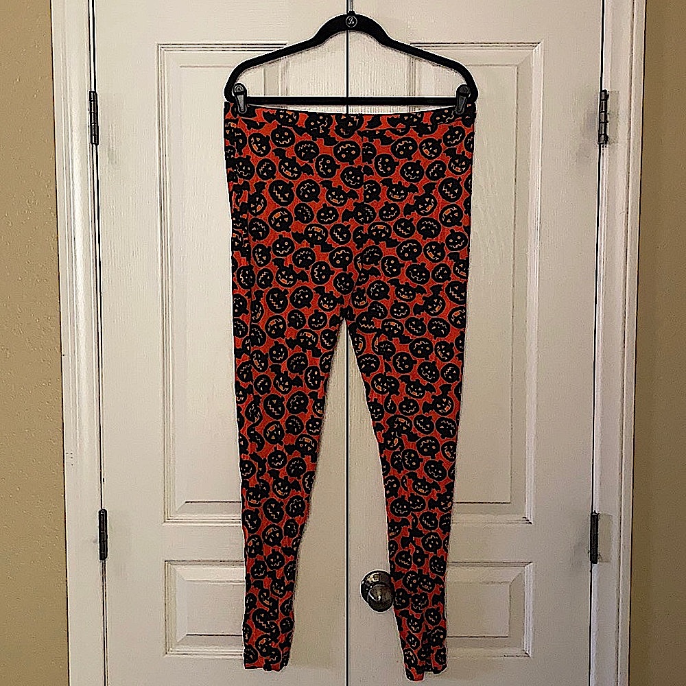 Sourpuss Clothing Batty Pumpkin Leggings